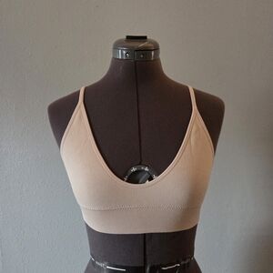 Aeropostale Tan Ribbed Bralette